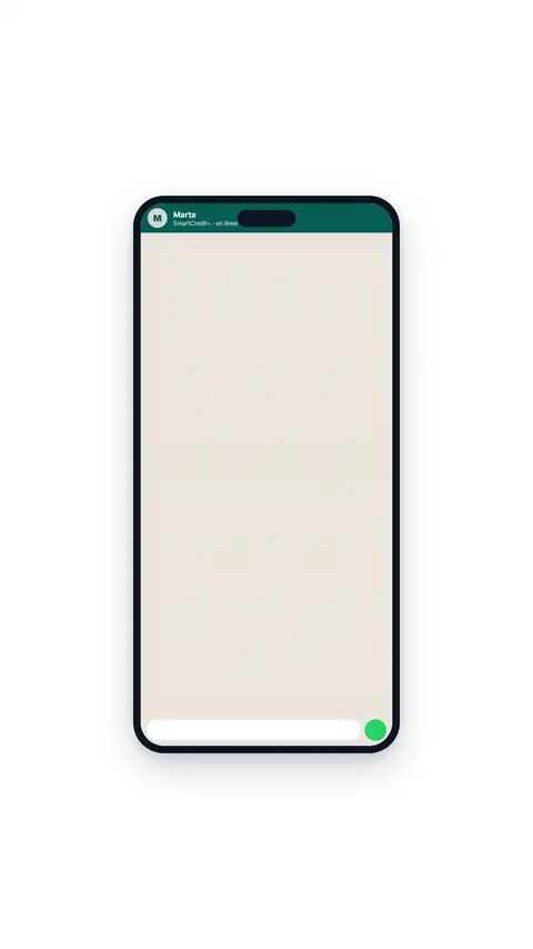 Marta, la asistente de SmartCredit+ por WhatsApp